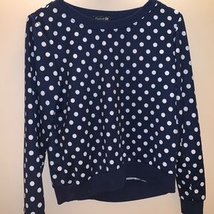 Forever 21 Polka Dot Long Sleeve